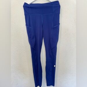 Lululemon Athletica Royal Blue Leggings